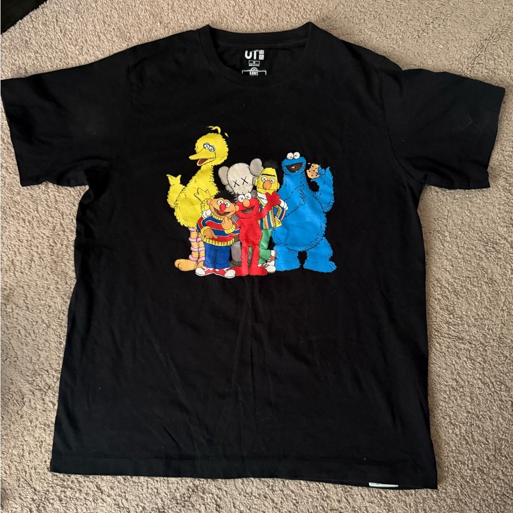 KAWS Uniqlo Sesame Street shirt